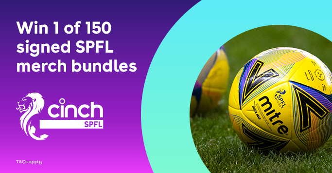 We're giving away signed balls and jerseys from every team in the SPFL.