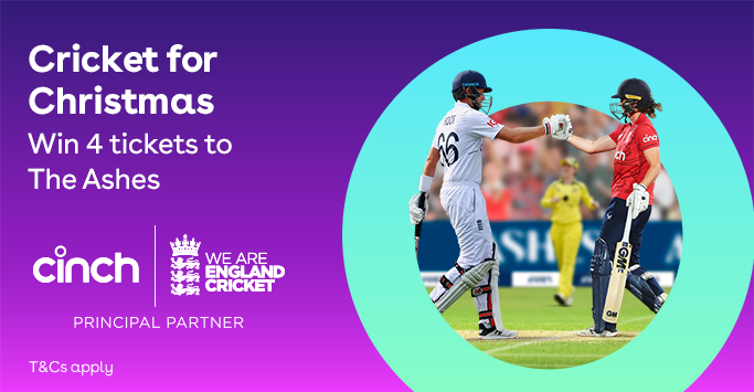 Win tickets to The Ashes 2023